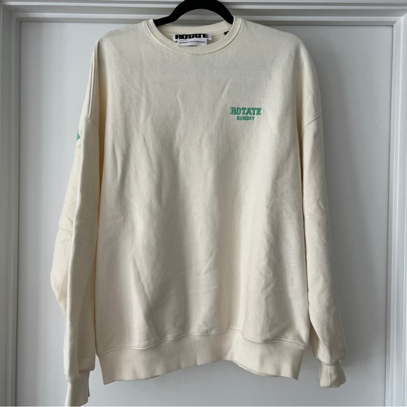 ROTATE Birger Christensen - Ivory Sweatshirt and Shorts - Size XS - Picture 9 of 15